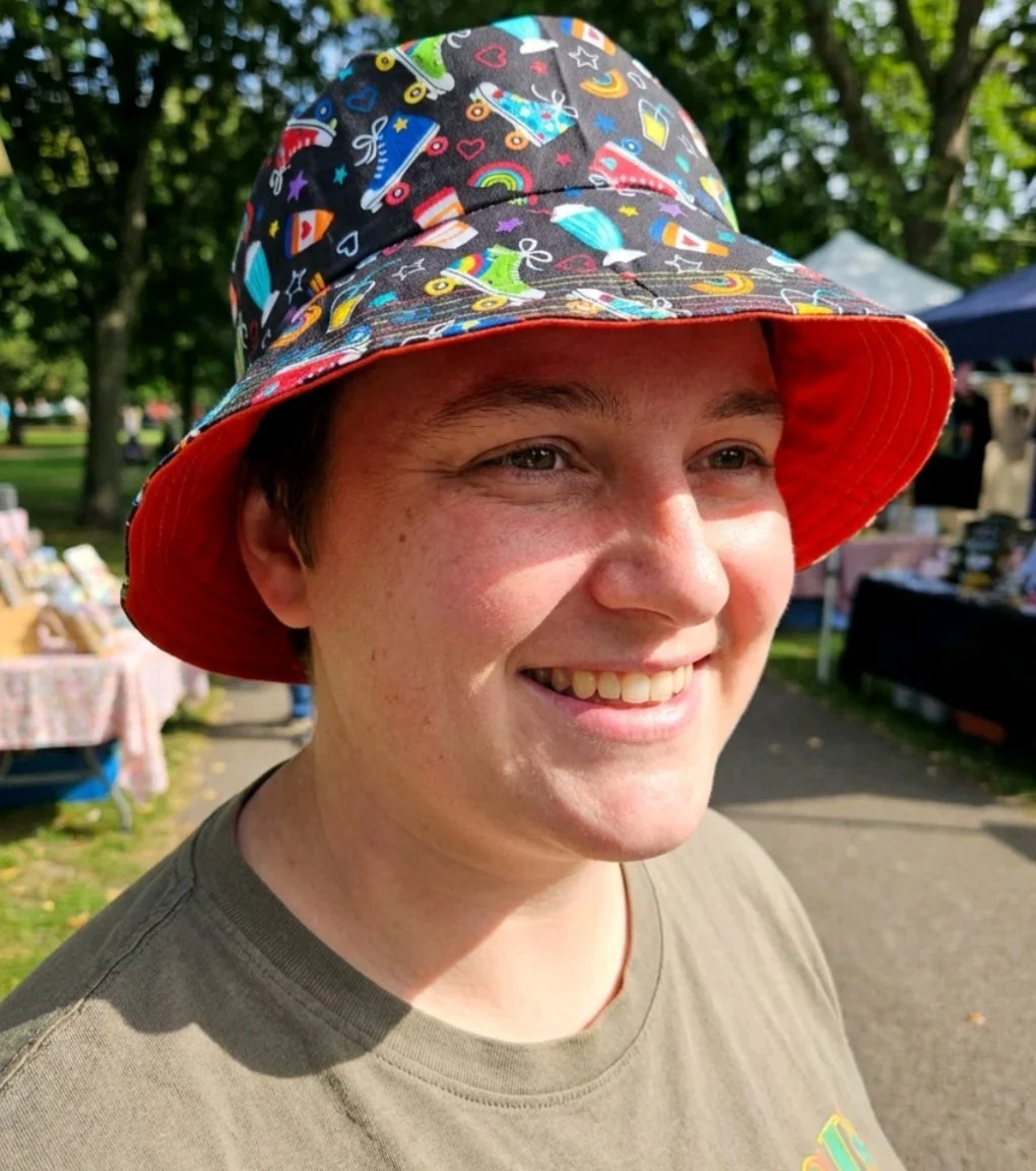 festival  summer   reversible bucket hat   inclusive fun  retro skates