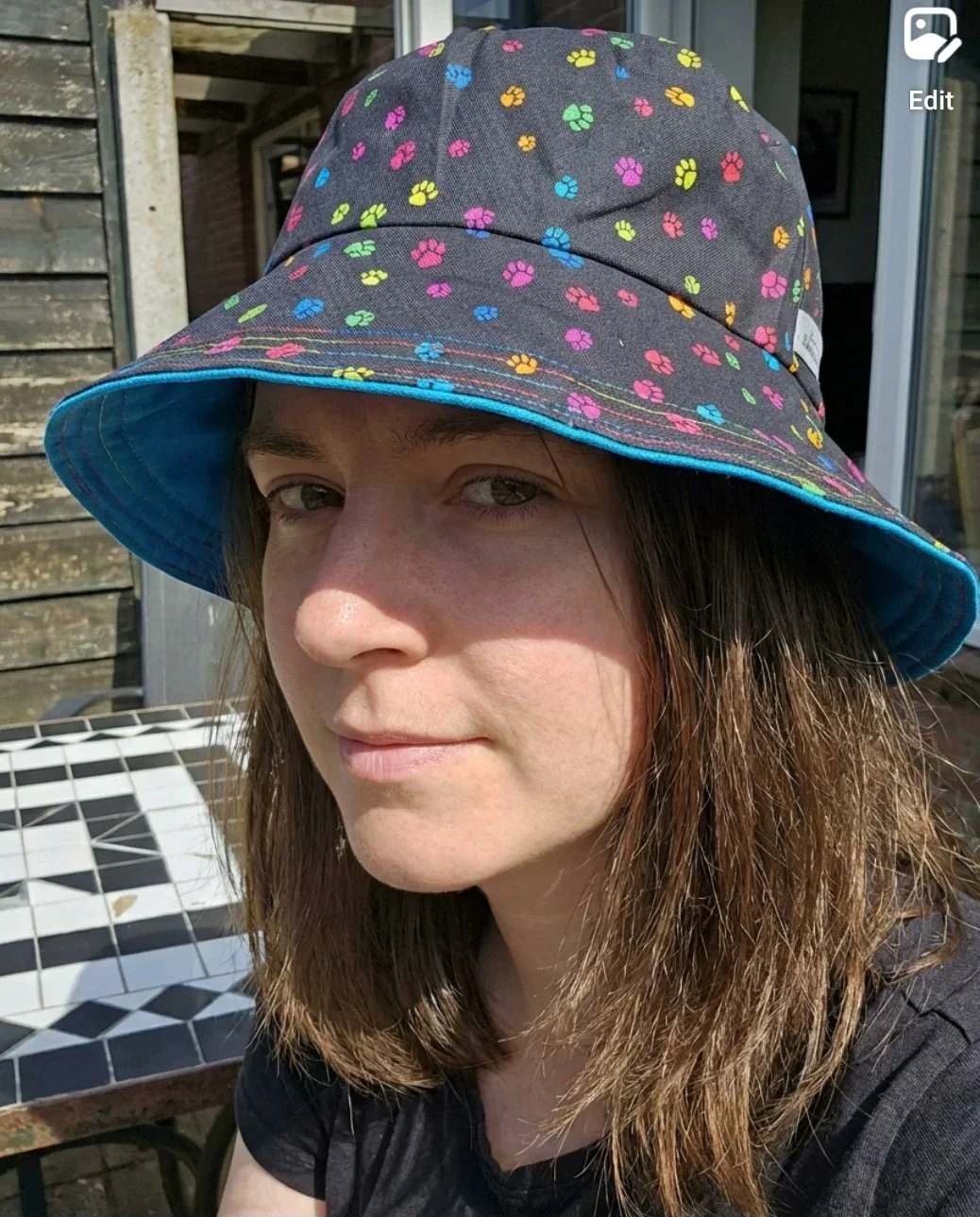 festival  summer   reversible bucket hat   inclusive fun  hat rainbow  paws