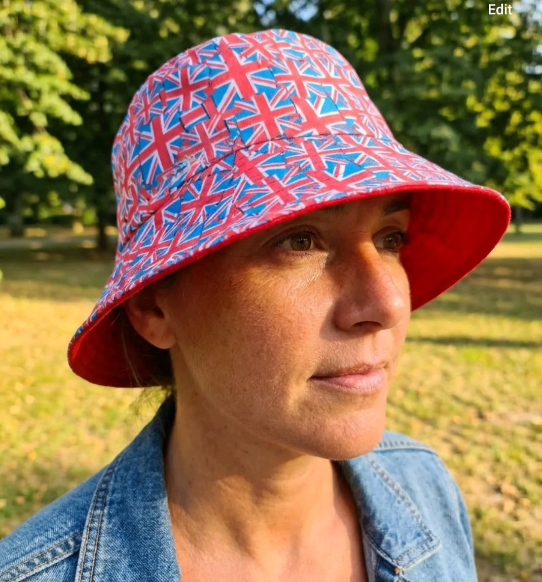 festival  summer   reversible bucket hat   inclusive fun  hat union jack 2