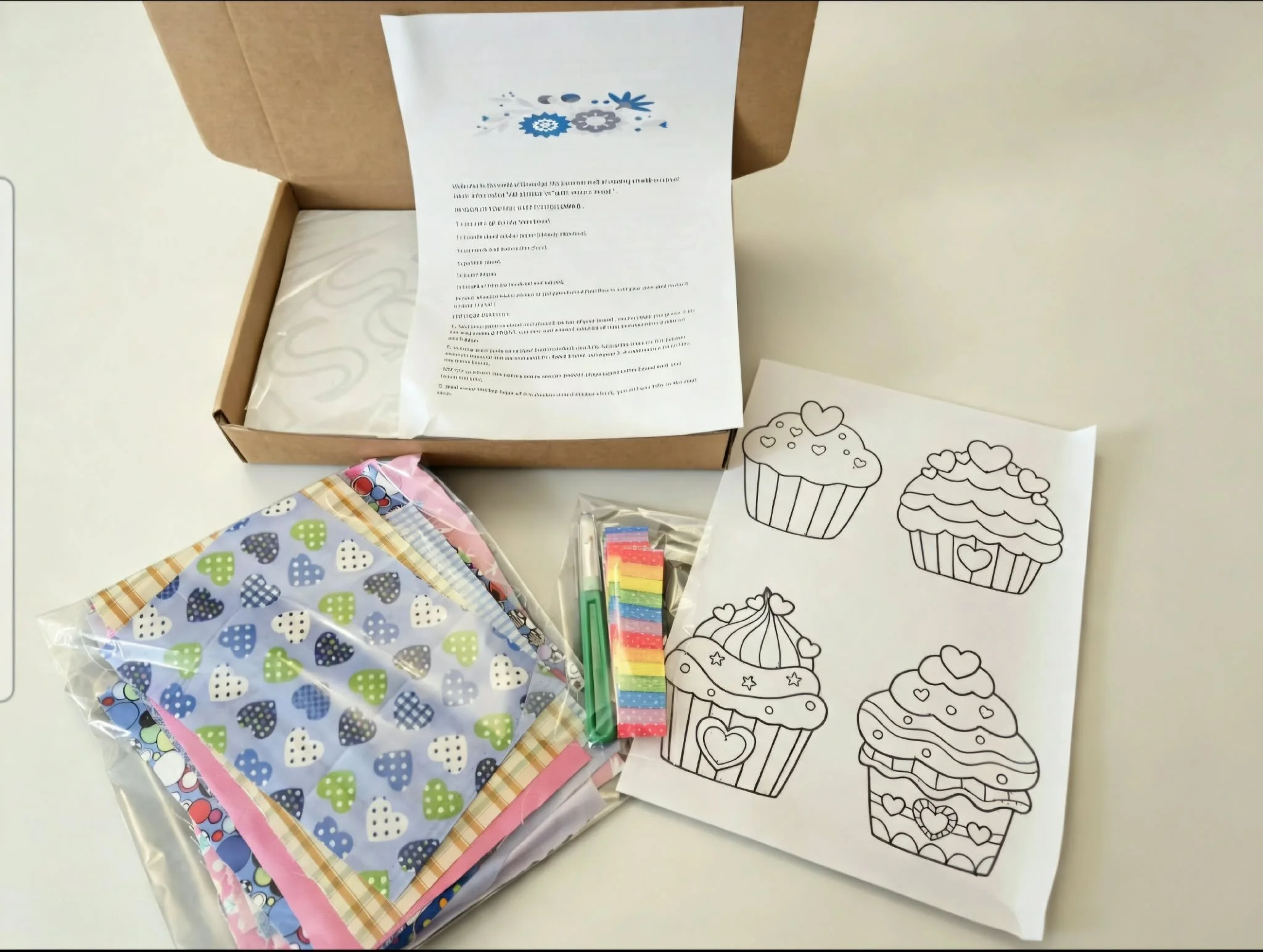 kinusaiga craft kit  cupcake
