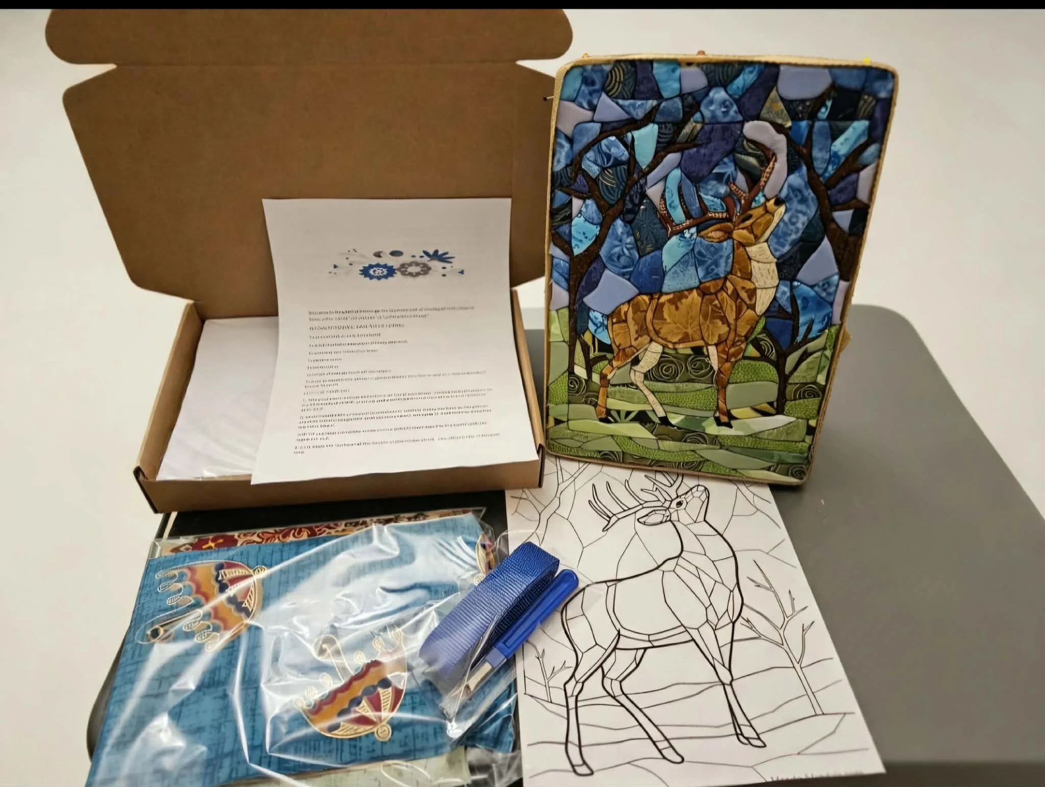 kinusaiga craft kit  stag
