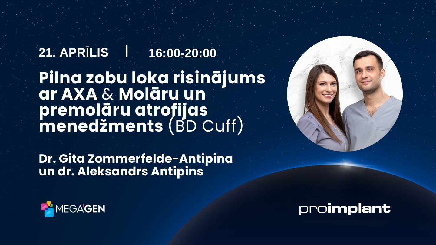 Pilna zobu loka risinājums ar AXA &amp; Molāru un premolāru atrofijas menedžments (BD Cuff)