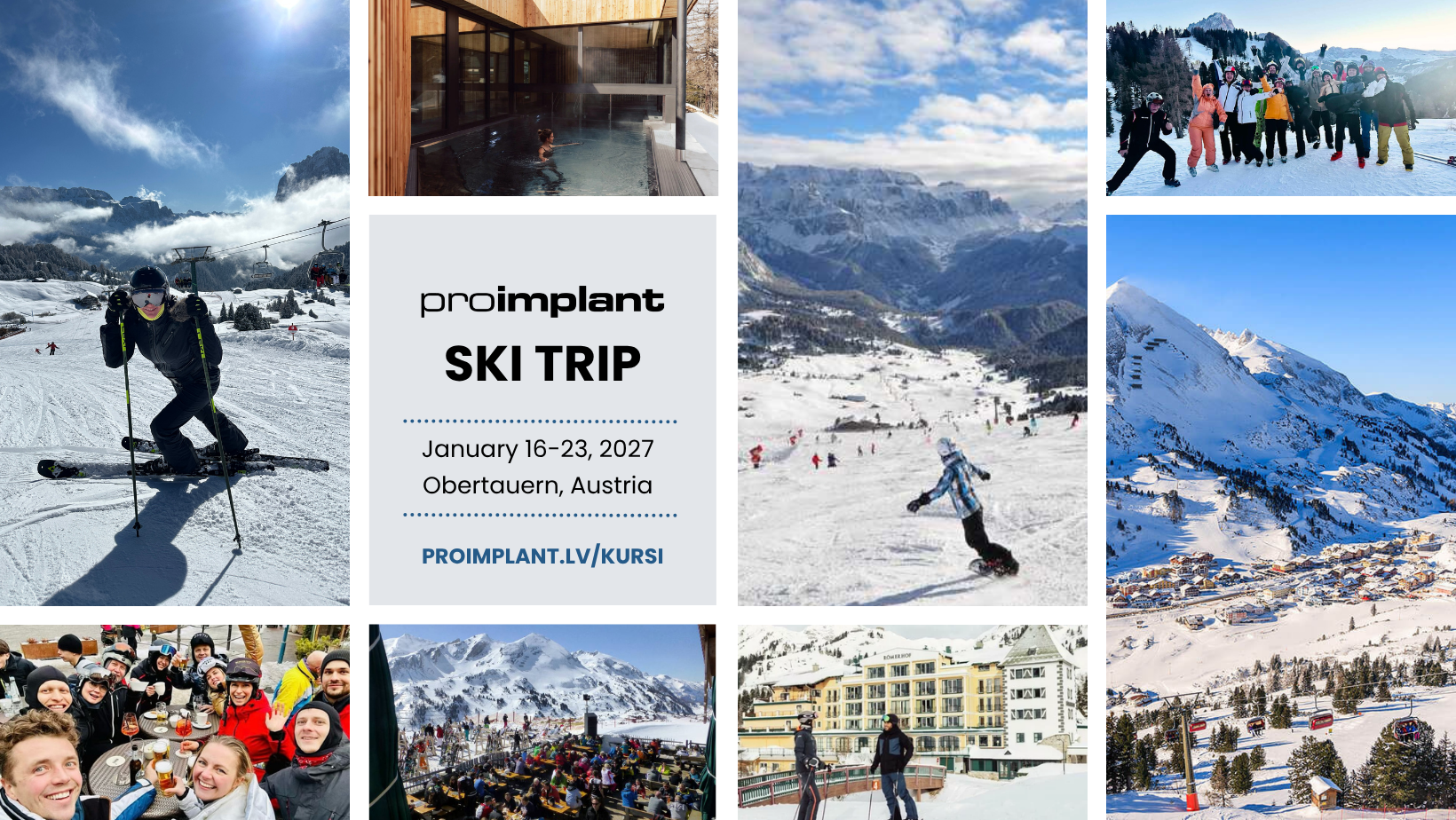 Proimplant ski trip AUSTRIJĀ