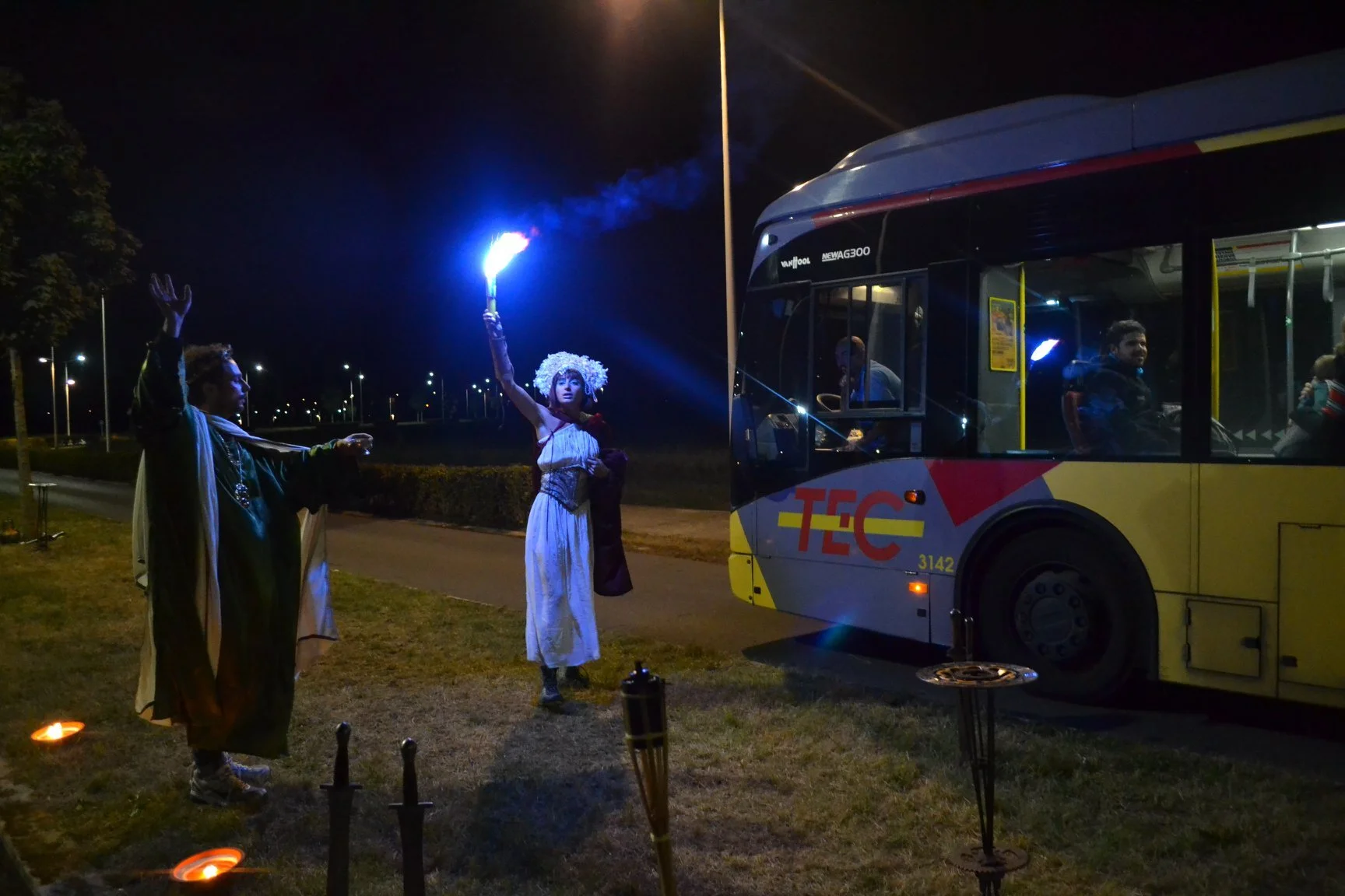 Performance au Showflamme
