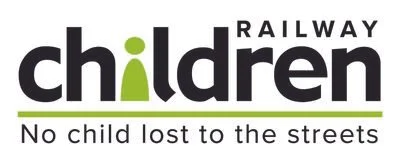 Railway Children charity logo, with their motto ‘No child lost to the streets’