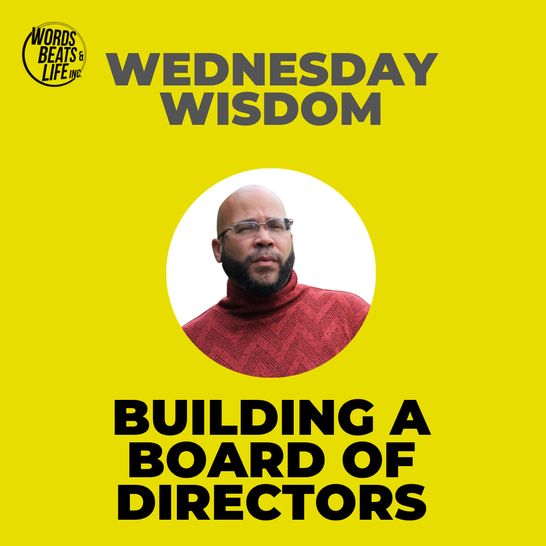 Why Build a Non Profit Board of Directors? #WednesdayWisdom ep02