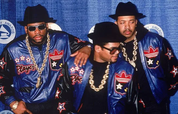  Jason "Jam Master Jay" Mizell, Joseph "DJ Run" Simmons and Darryl "DMC" McDaniels, of the rap group Run-DMC, pose at the Grammy Awards in this file photo from the 1980s. Mizell was shot to death by two gunmen who buzzed into his second-floor recordi