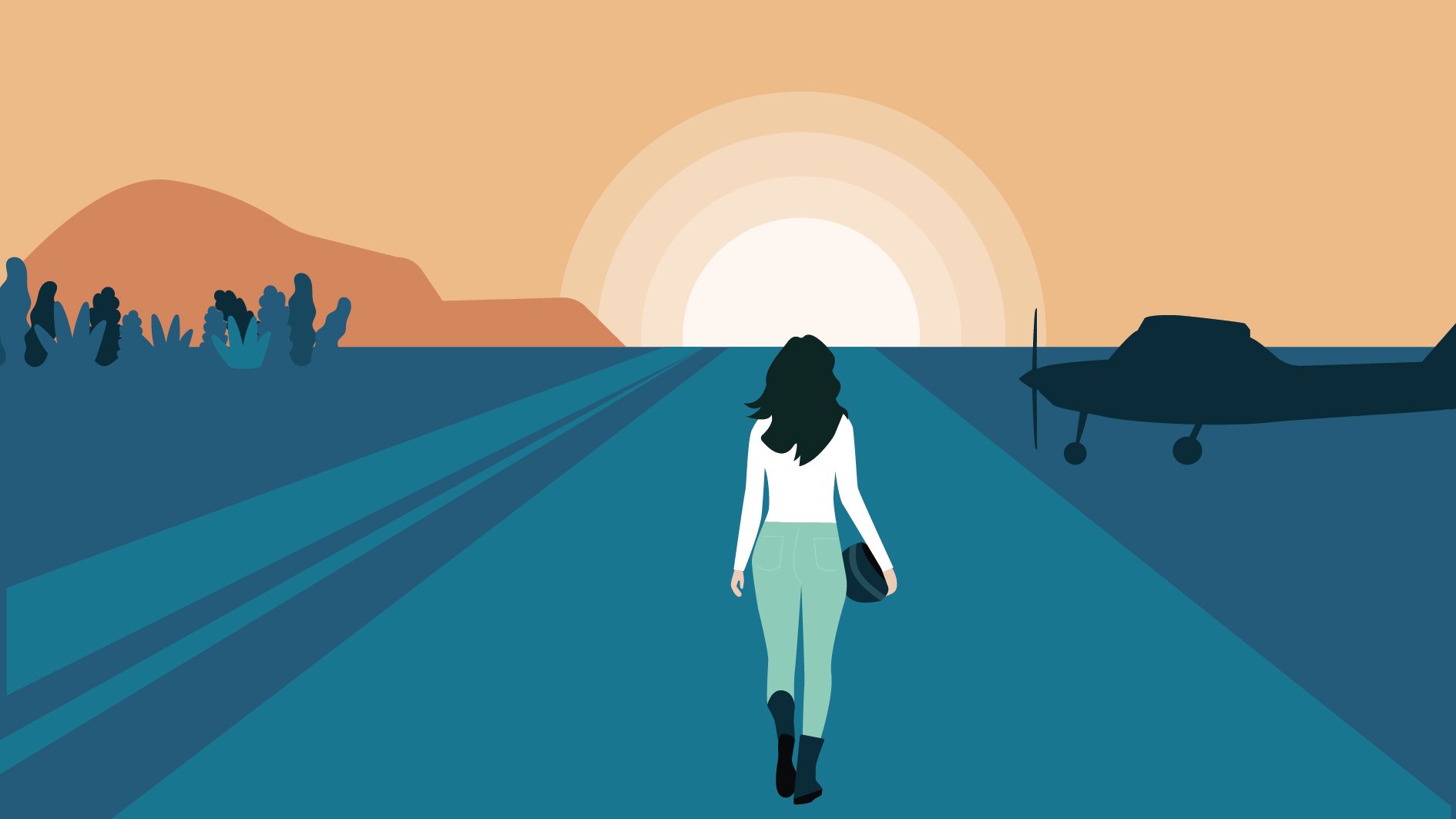 Ilustración que simboliza el avance y progreso en un proceso de coaching