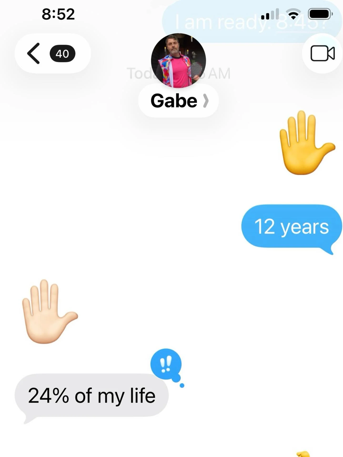 This Monday marked 12 years of the weekly high five walk with @nontweetinggabe. 

We didn&rsquo;t do a big celebration or anything. It was just a normal Monday high five - much like the 600+ weeks before it. We walked 3/4 mile and met at the halfway 