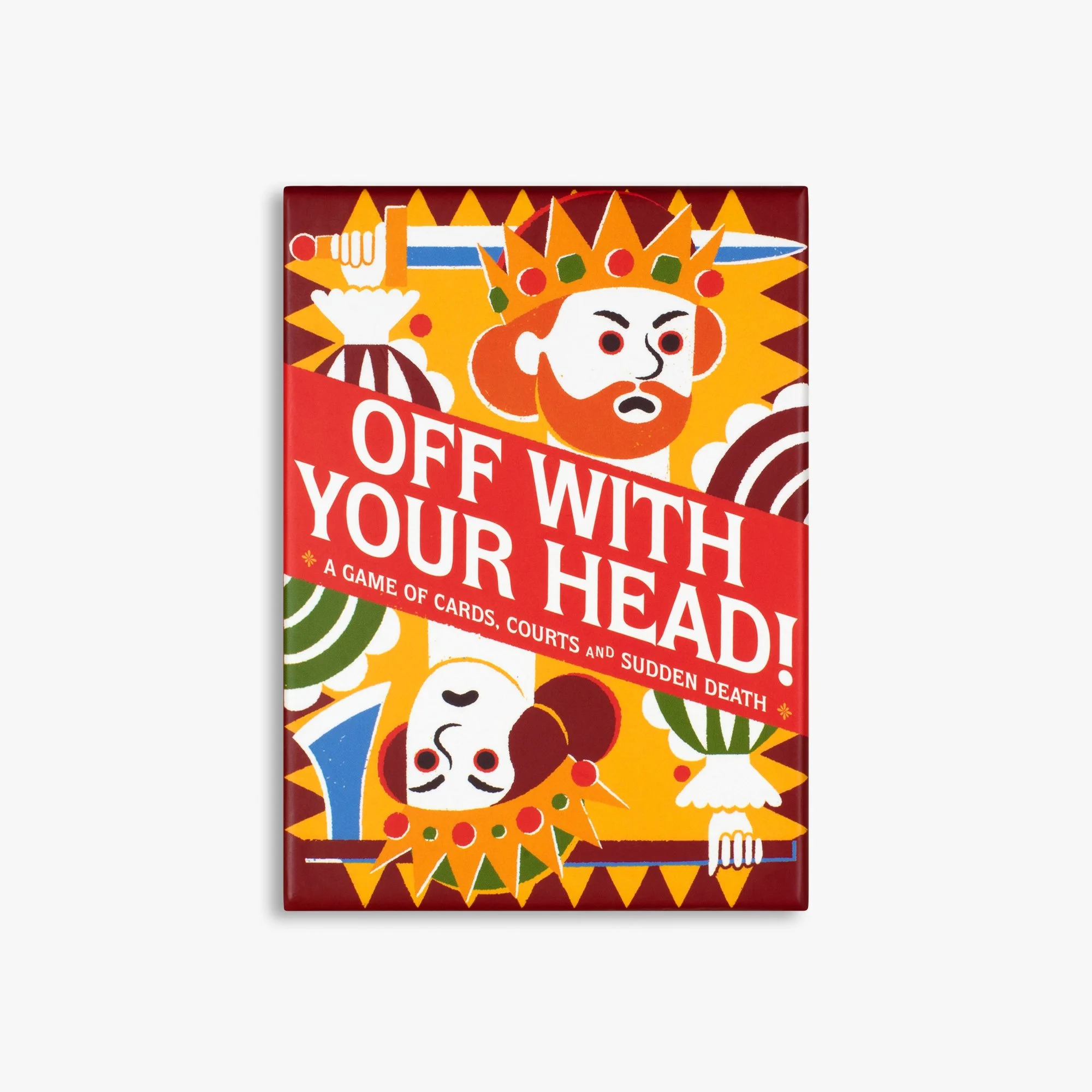 Off With Your Head is a game of cards, courts and sudden death published by Thames & Hudson. Illustrated and created by me, game design by Ivan Alexiev and history text by Catherine Fletcher.