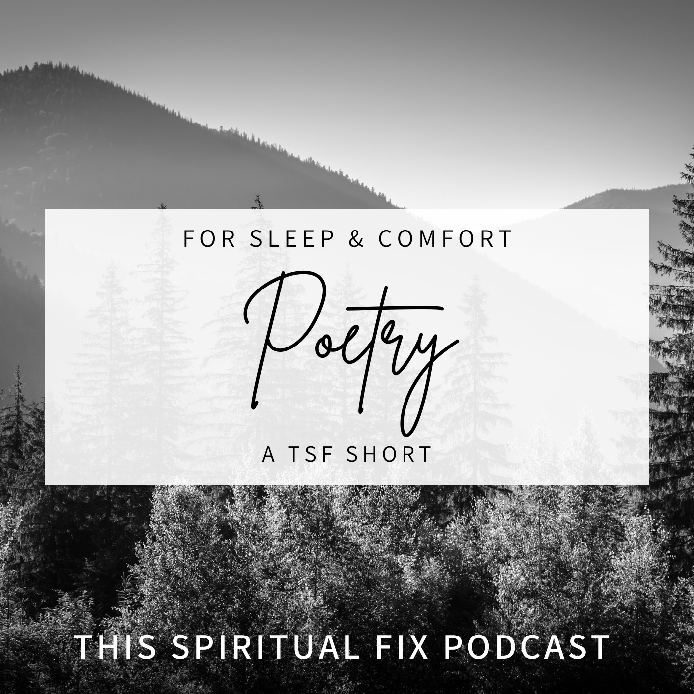 TSF Short: Poetry for Sleep &amp; Comfort