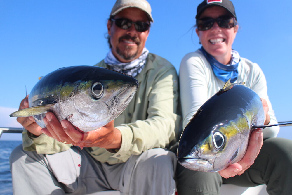 Double up on yellowfin during prime offshore season.