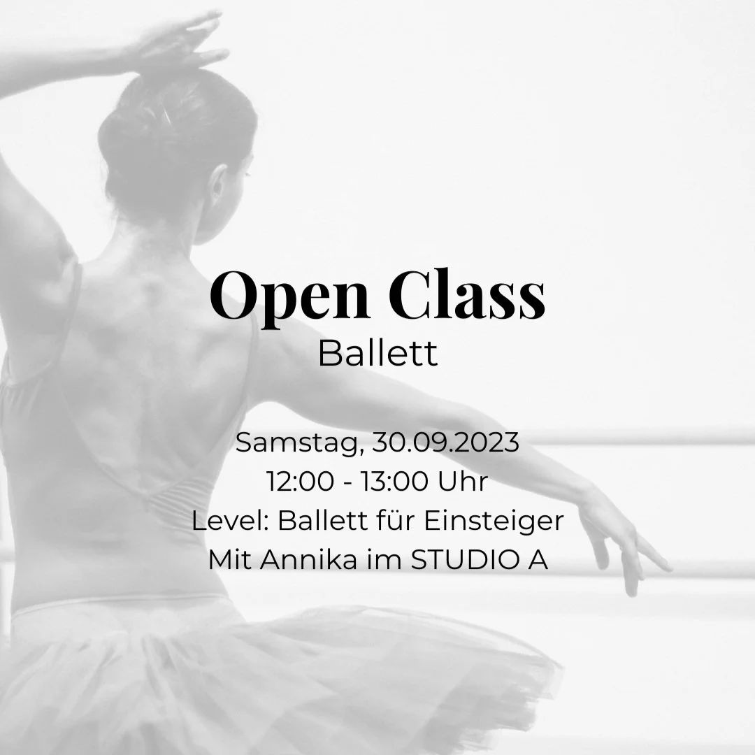 Ballett für Einsteiger - in Zusammenarbeit mit dem Tanztag Rhein-Main 2023