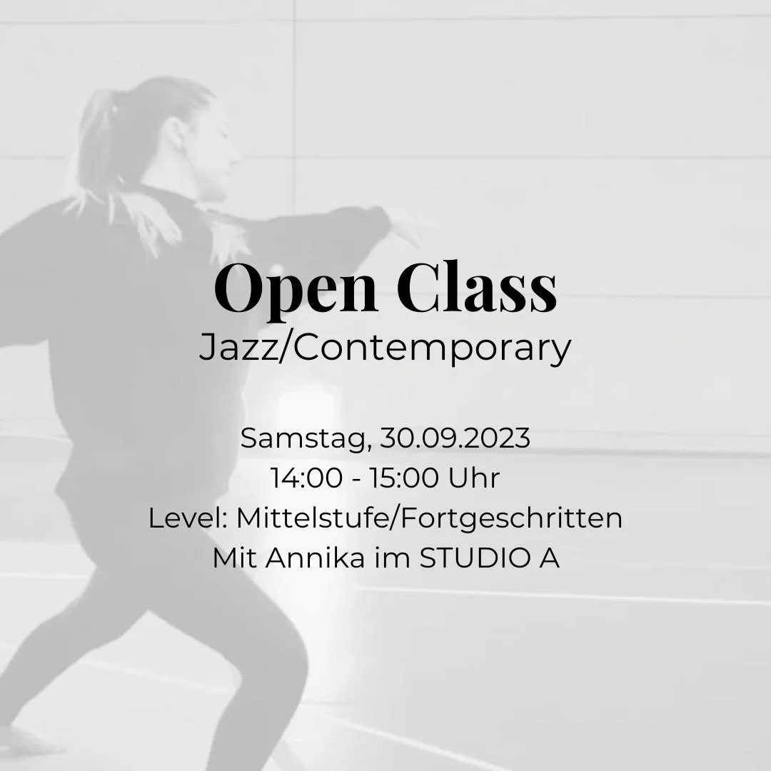 Jazz/Contemporary Mittelstufe/Fortgeschritten - in Zusammenarbeit mit dem Tanztag Rhein-Main 2023