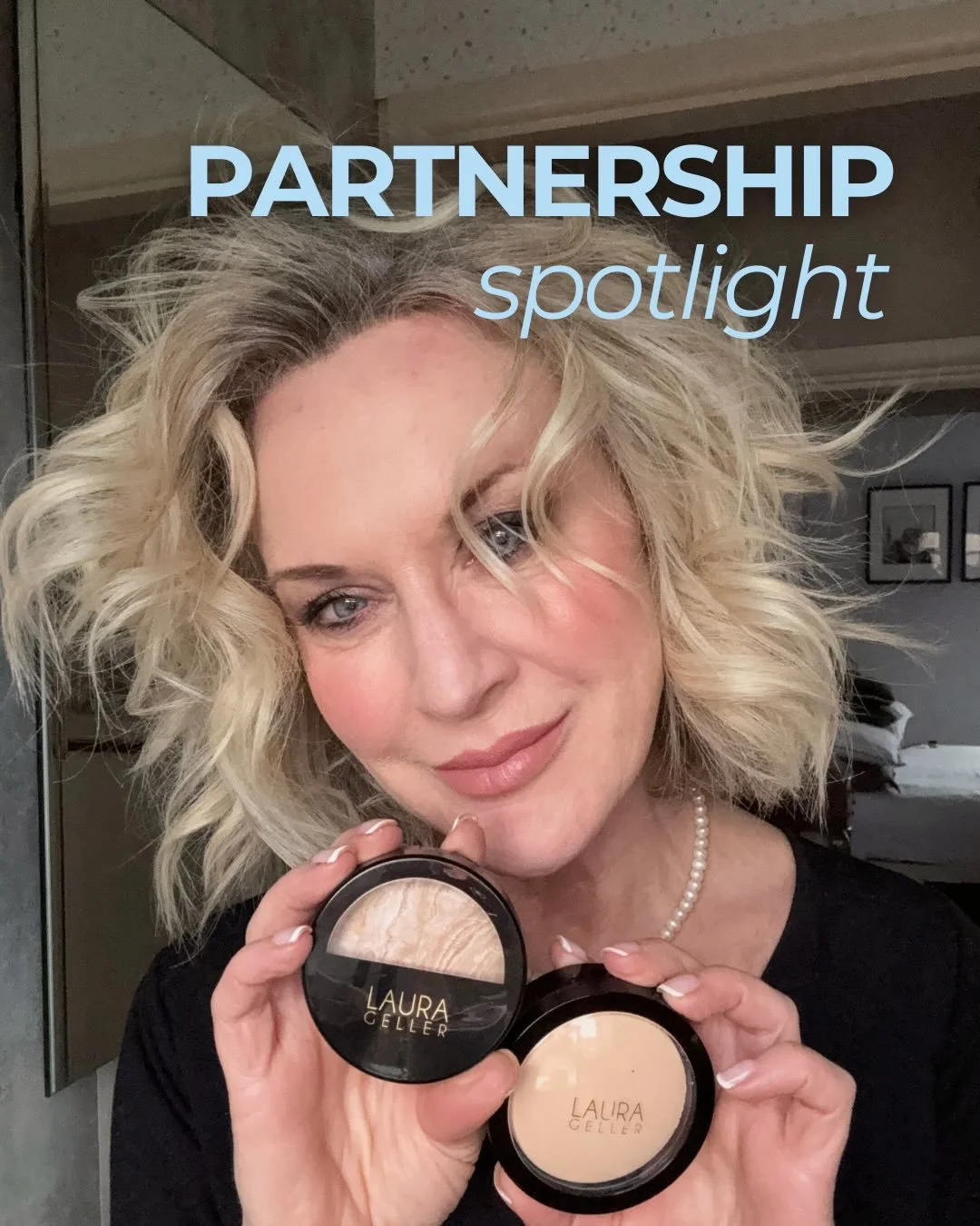 Recent partnership: @thegirlwiththepearlring x @lauragellerbeauty 

Kitty shows how to customise your coverage using two of Laura Geller&rsquo;s best selling baked foundations😍