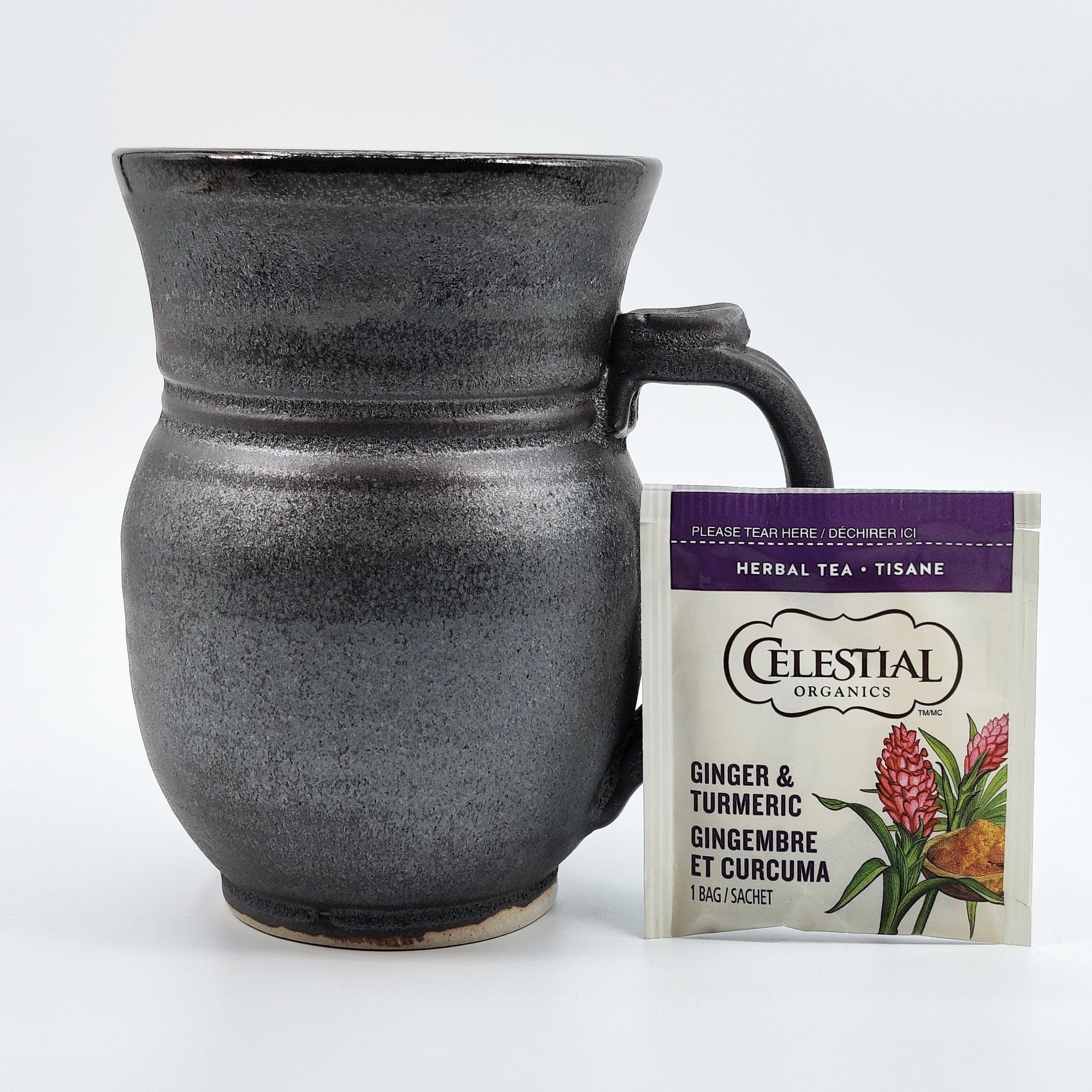 Stoneware Pottery Coffee Mug - Black, Altona Manitoba Pottery, Reduction Firing (Copy)