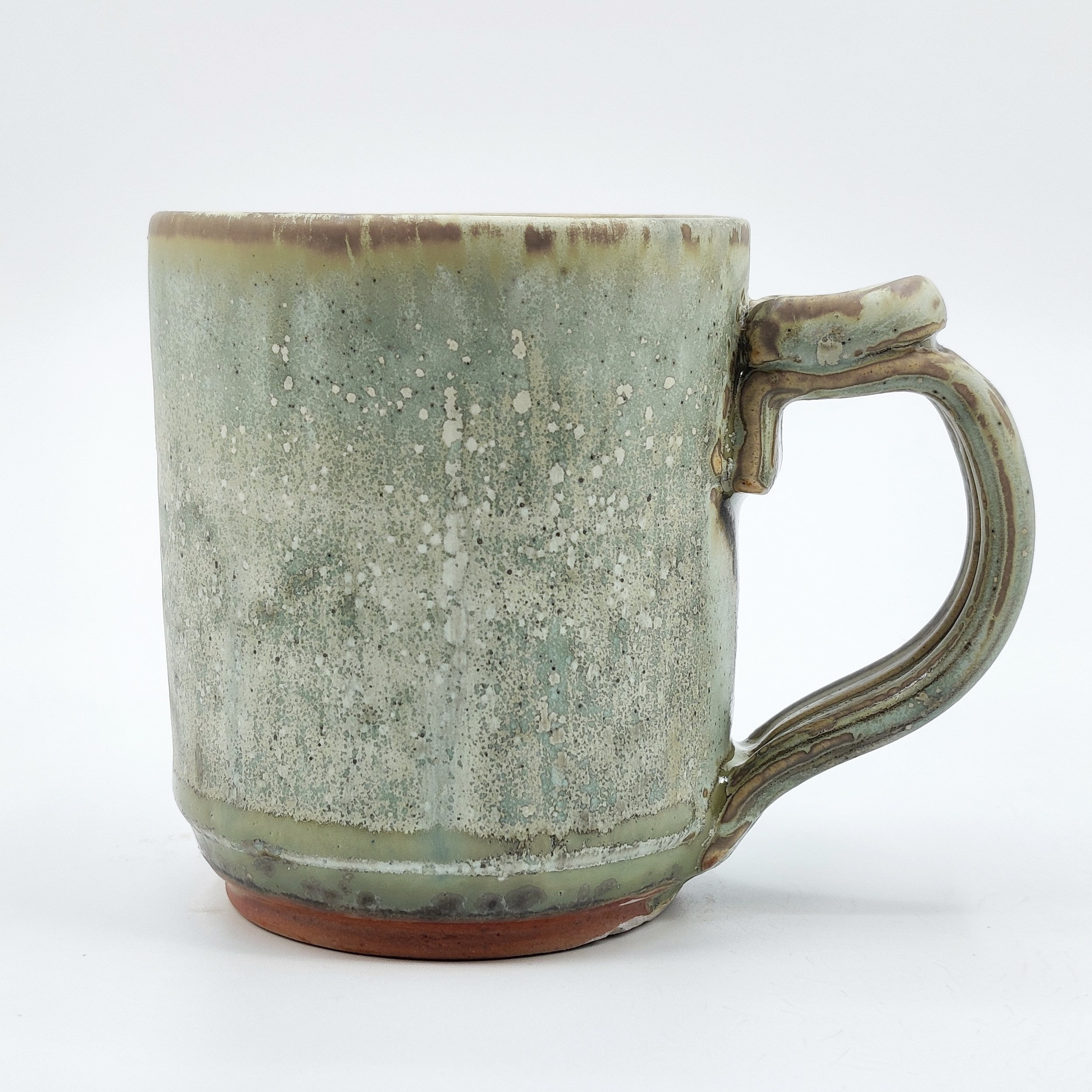Stoneware Pottery Coffee Mug - Black, Altona Manitoba Pottery, Reduction Firing