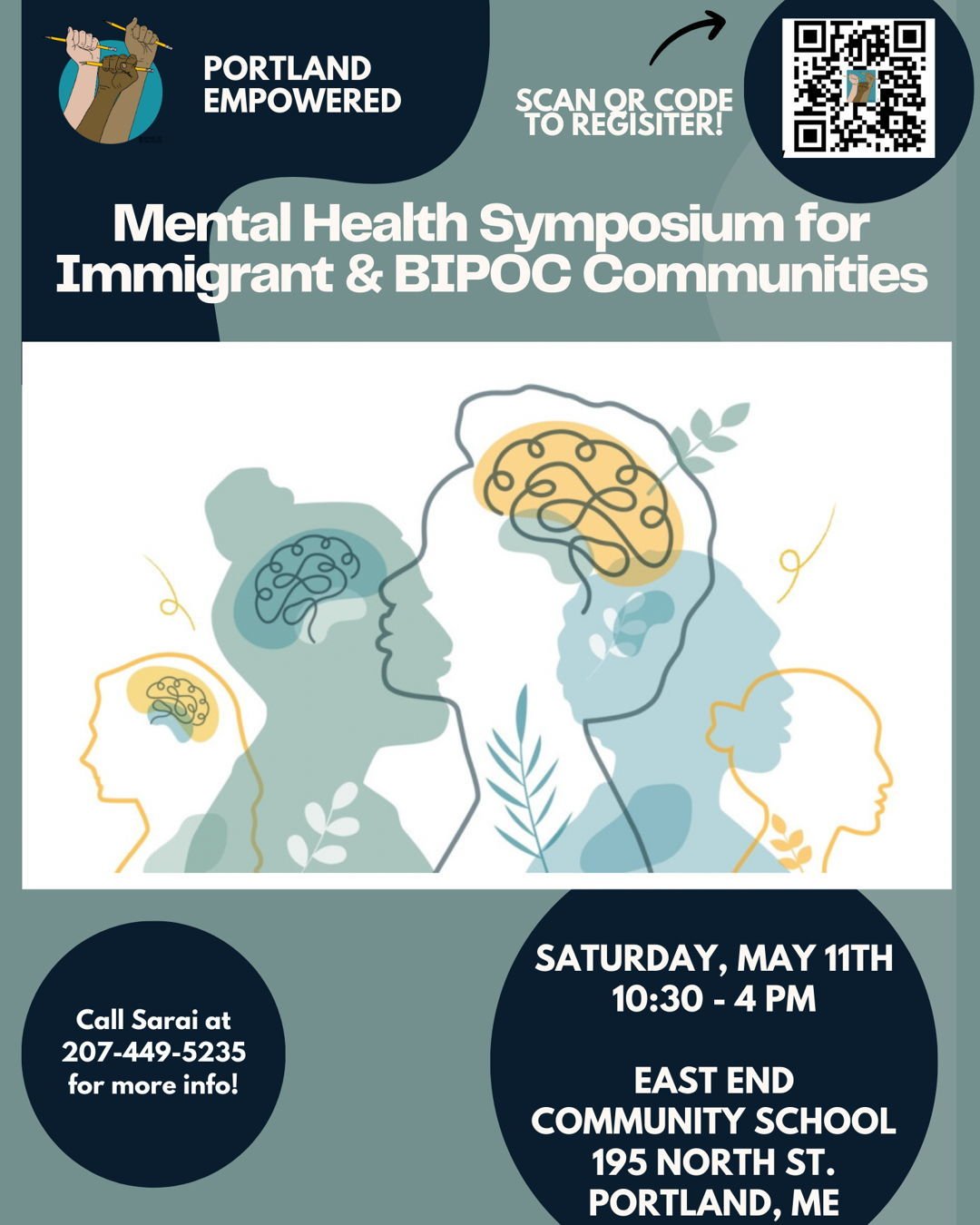May is Mental Health Awareness Month and in honor of mental well being, Portland Empowered's Youth Engagement Partners are organizing a mental health awareness event on May 11th. 

Mindbridge&rsquo;s Executive Director, Laura Ligouri, will be a keyno