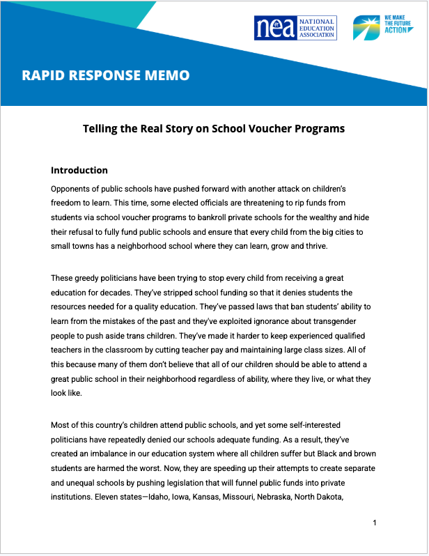 Telling the Real Story on School Voucher Programs