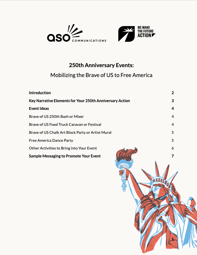 250th Anniversary Events: Mobilizing the Brave of US to Free America
