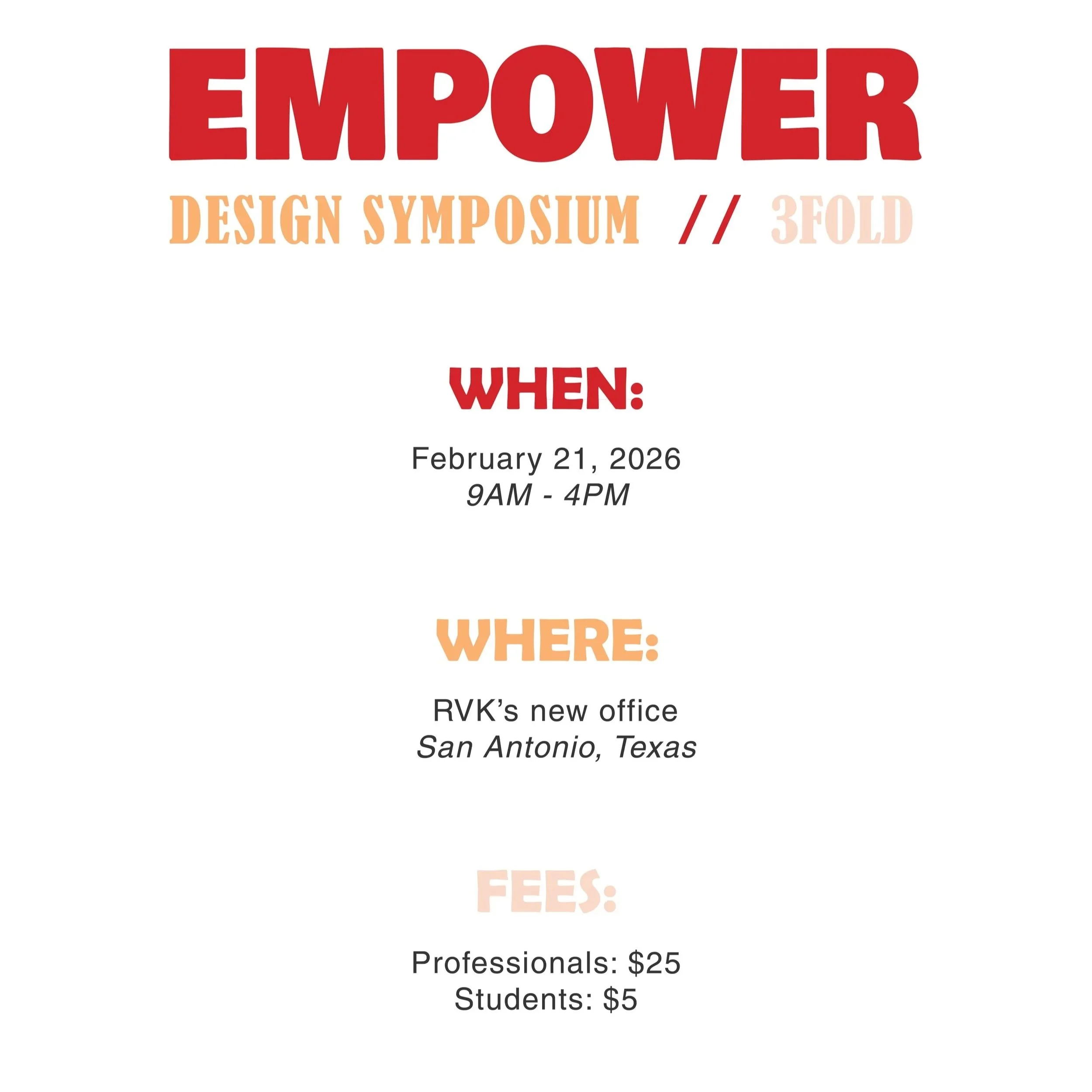 Empower Design Symposium | 3Fold
