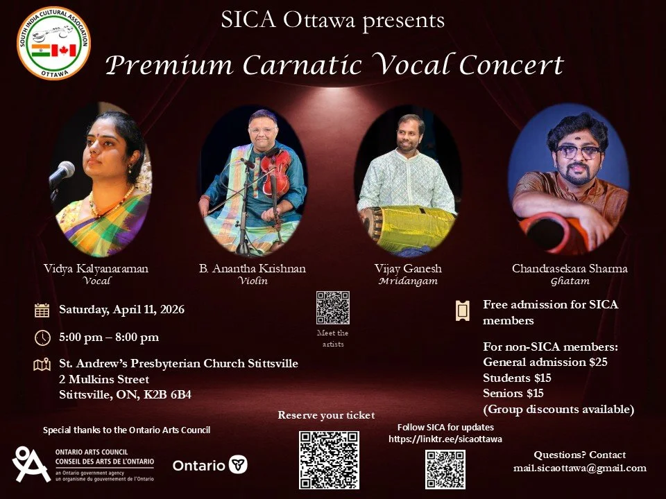 Premium Carnatic Vocal Concert by Vidya Kalyanaraman and party
