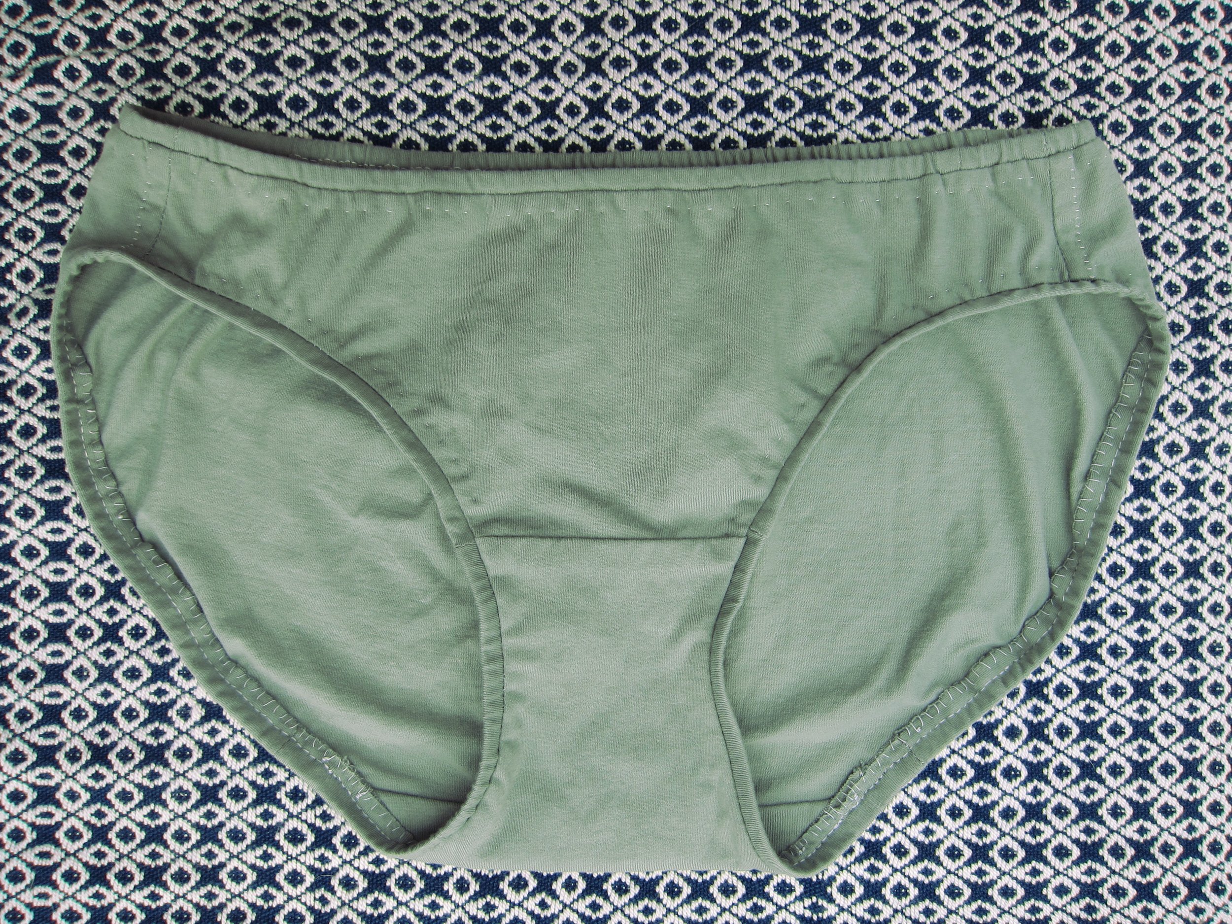 hand sewing underwear — Louisa Merry