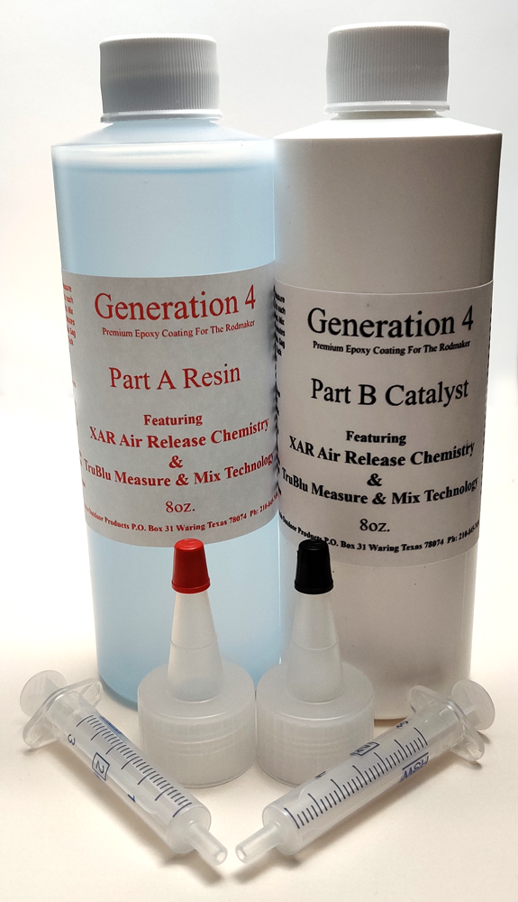 Rod Building Wrapping Generation 4 GEN4 2 part epoxy 4 sizes 