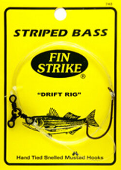 Fin Strike 748 Striped Bass Worm Drift Rig — Shop The Surfcaster