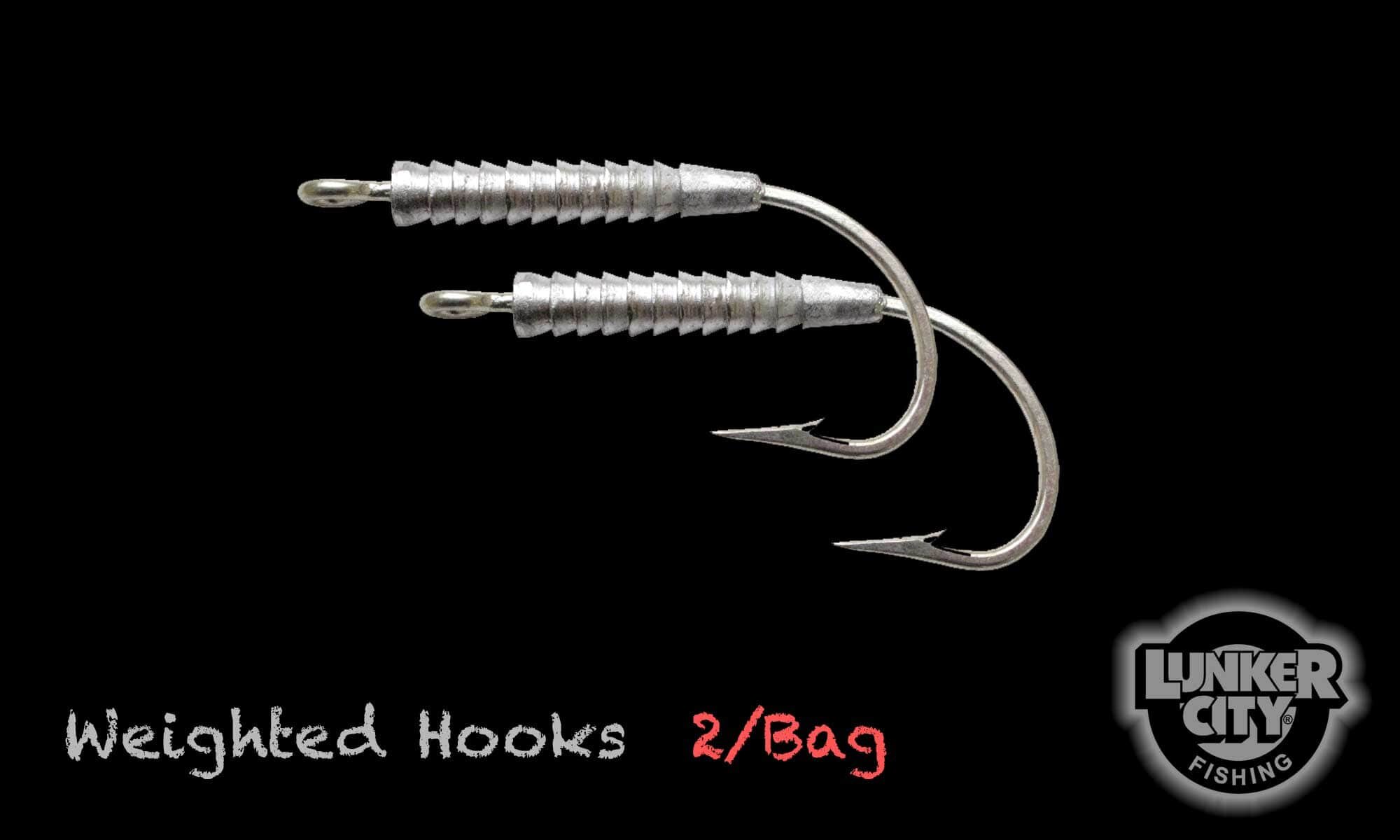 Lunker City Weighted Hooks — Shop The Surfcaster