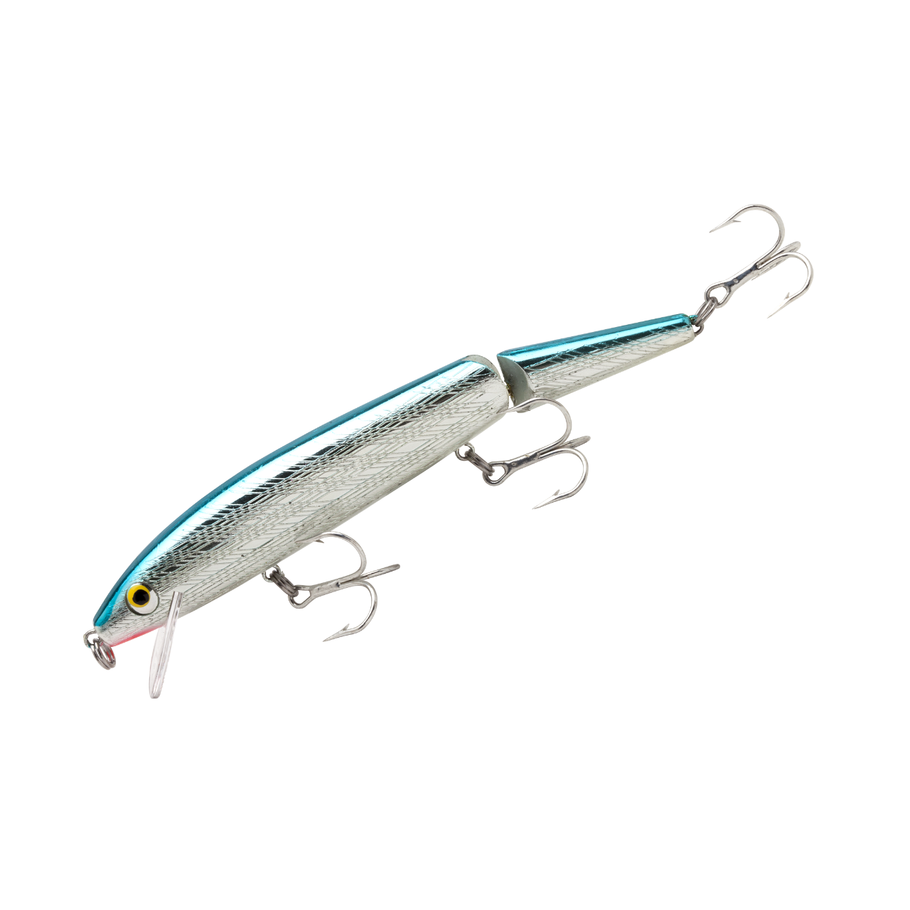 Rebel Jointed Minnow Silver Black 1/8 oz