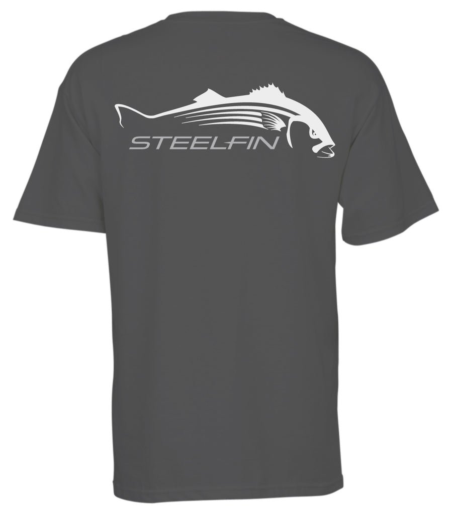 SteelFin Short Sleeve Striper T-Shirt — Shop The Surfcaster