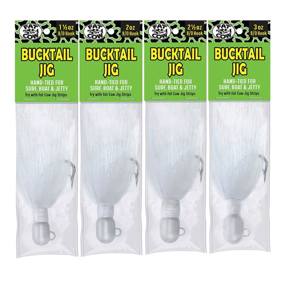 VMC Bucktail Jig - 1/8 Oz Fathead, Fishing Lure For Freshwater & Saltwater