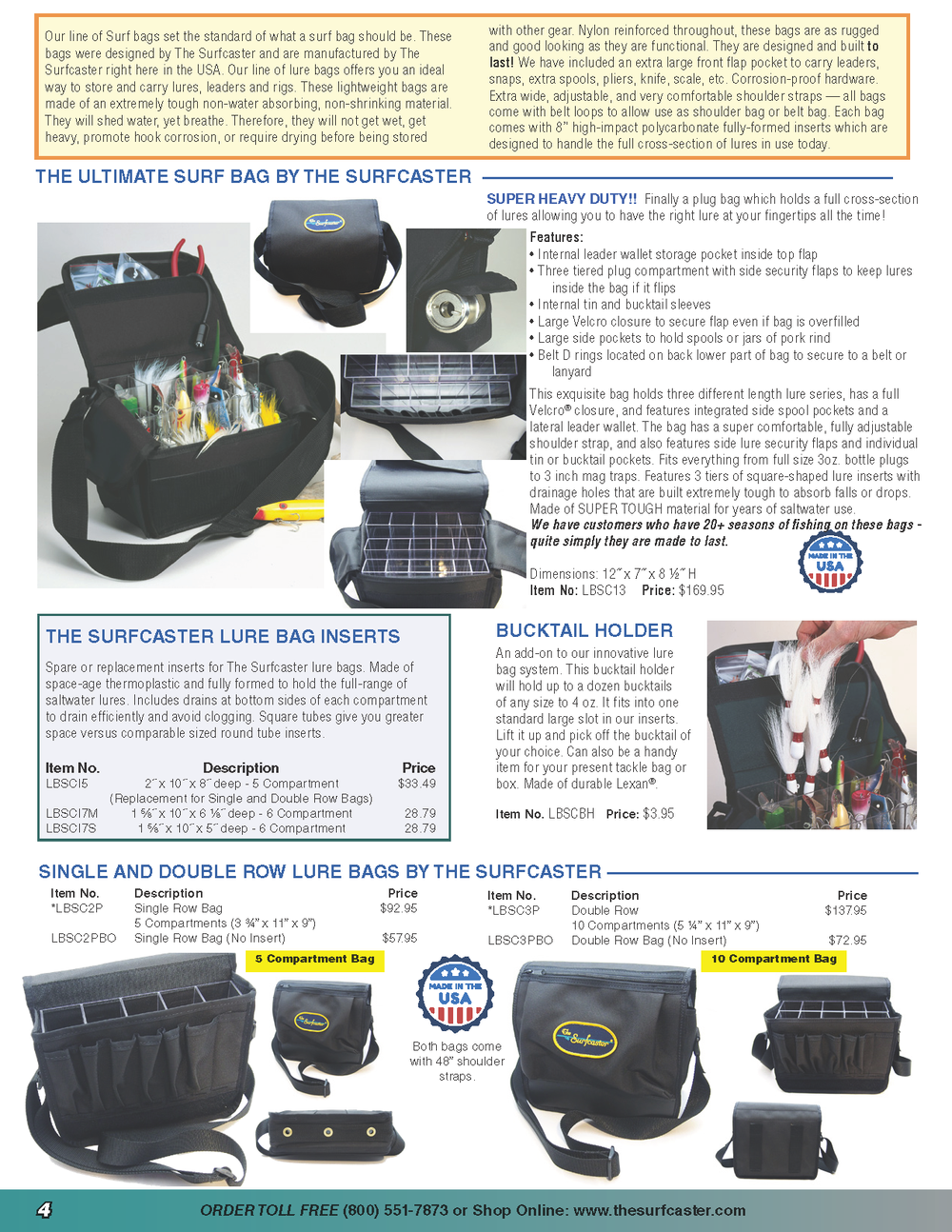 The Surfcaster Electronic Product Catalog — The Surfcaster Superior