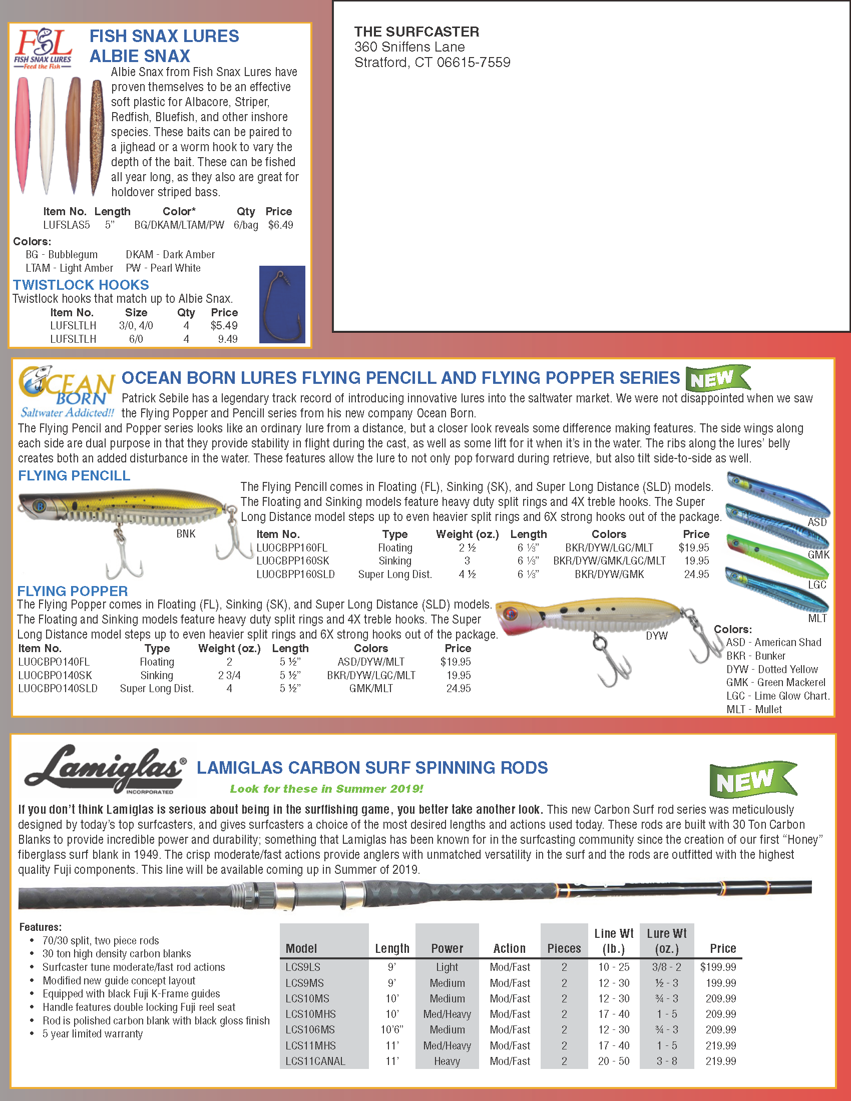 The Surfcaster Electronic Product Catalog — The Surfcaster - Trusted  Fishing Supplies For Over 40 Years