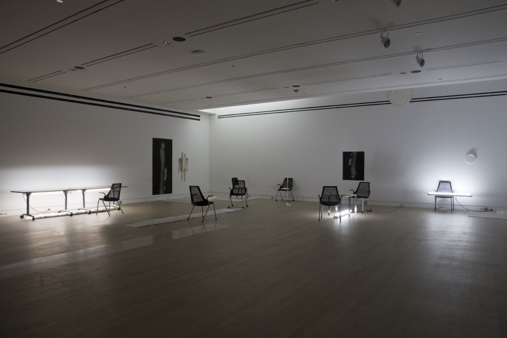  Installation view, Nick Raffel, 3:30, 2014.  