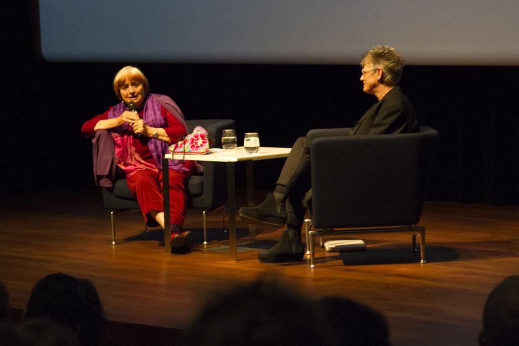 Artist Talk with Agnès Varda. Photo Courtesy of Nabiha Khan.