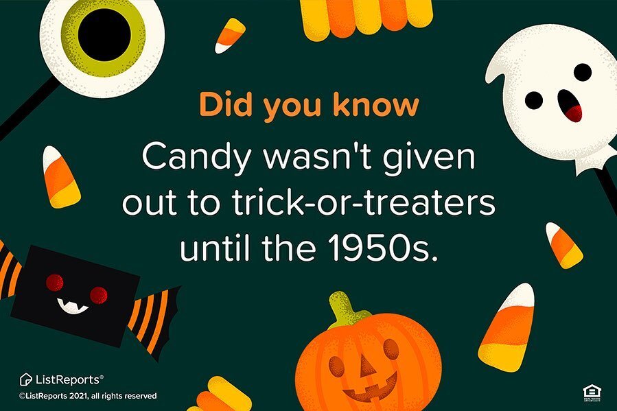 There was a time when trick-or-treaters didn't receive candy at all. According to the History Channel, it was common to pass out pieces of cake, fruit, nuts, coins, and little toys. It wasn't until the 1950s that candy became a staple on the trick-or