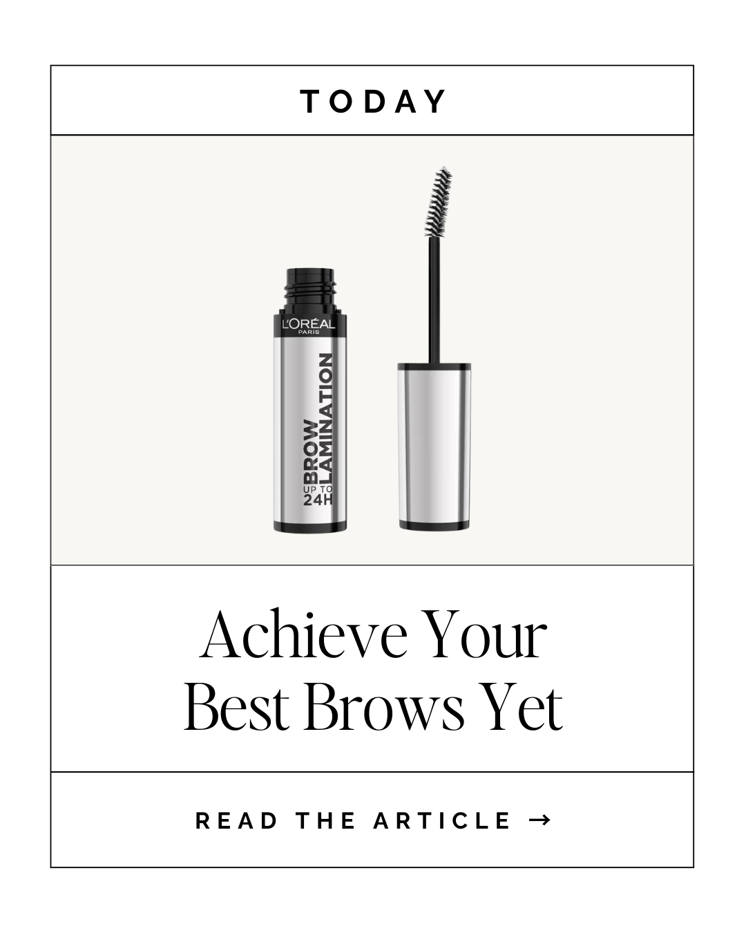 TODAY - THE BEST BROW PRODUCTS