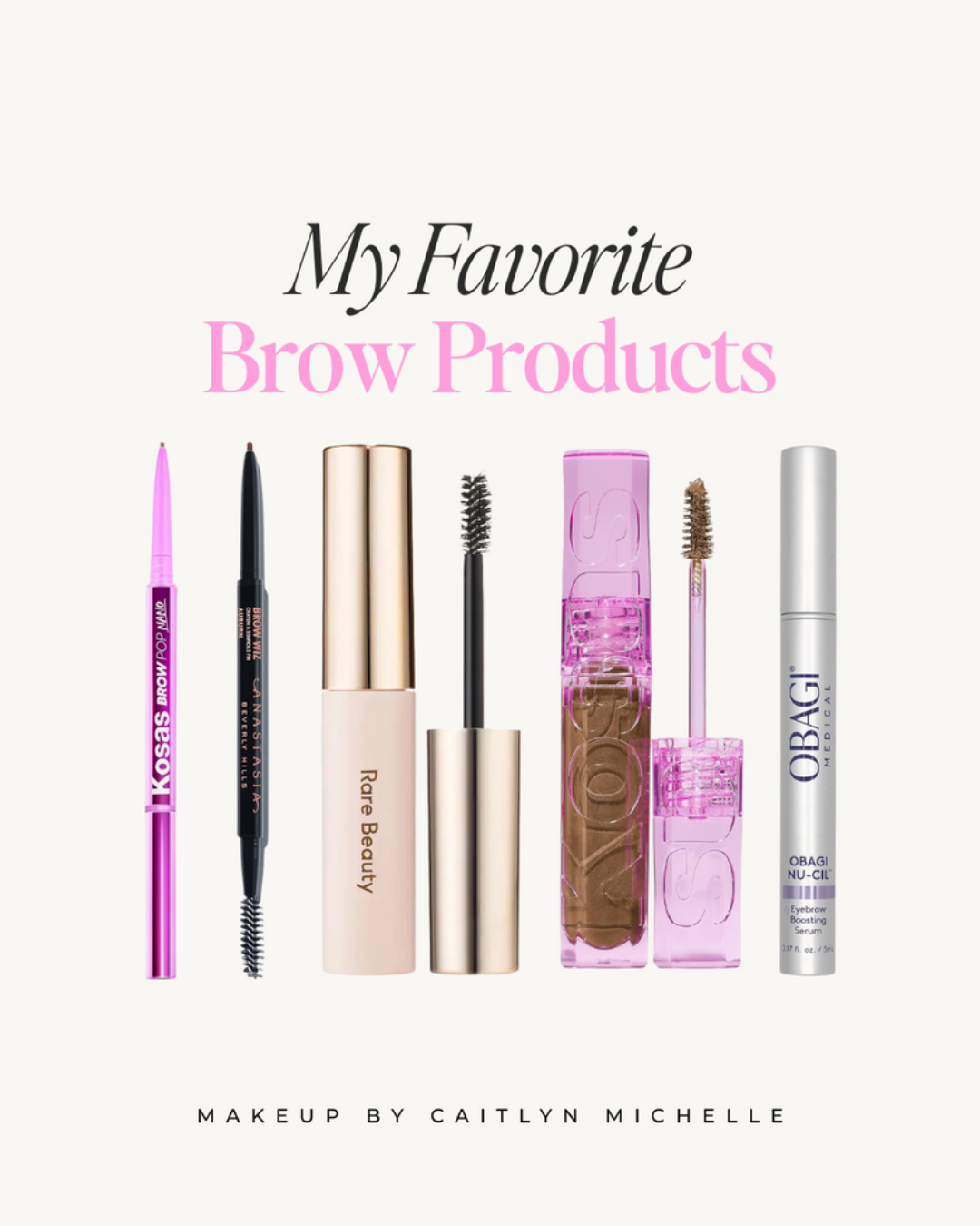The Best Brow Products I Keep in My Kit