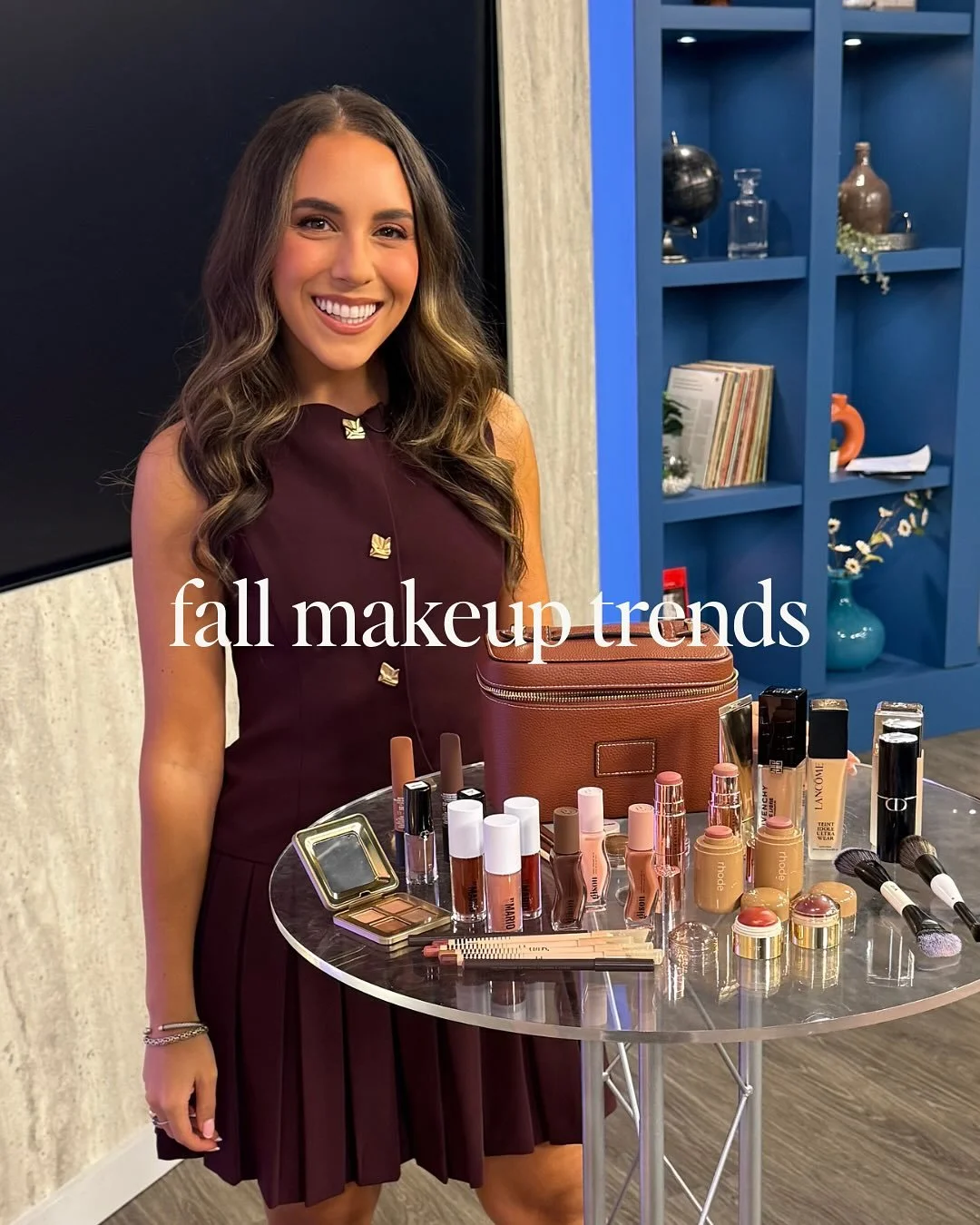 thank you to @qclife for having me back on your show to chat about all things fall makeup! 🍁🐻🍂🤎

swipe through to see some of the trends i&rsquo;m loving this season and comment FALL if you want me to send you the link to all my favorites xx

#ma