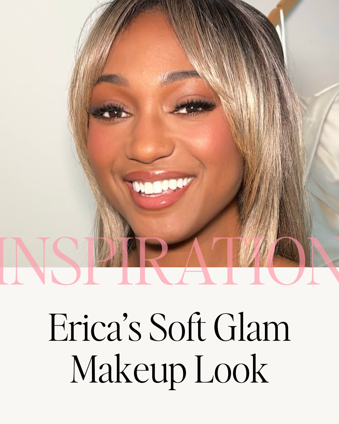 Soft Glam Bridal Makeup On Erica