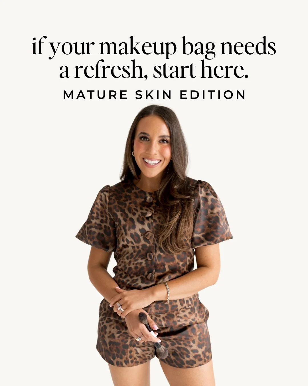 who&rsquo;s in need of a makeup refresh?! if that&rsquo;s you and if you have ~mature skin~ (i h8 that term lol), i put this together for you - comment MAKEUP and i&rsquo;ll send you the links!

#makeupbag #makeupkit #matureskin #matureskinmakeup #ma
