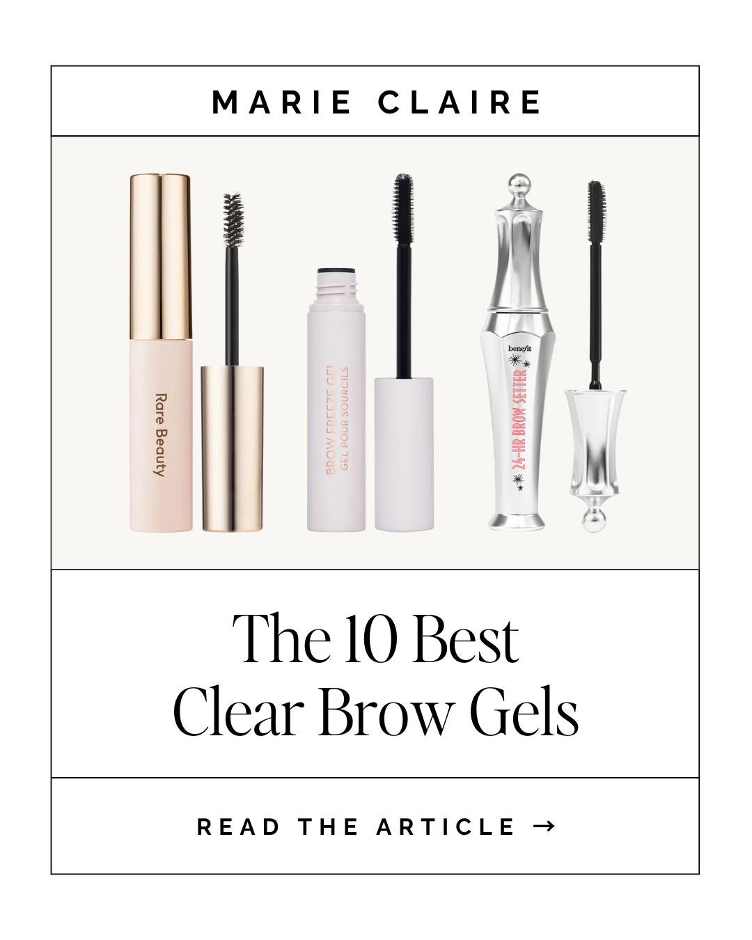 Marie Claire - Best Clear Brow Gels