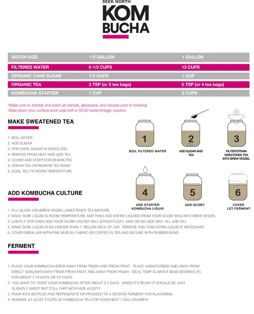 How To Home-brew Kombucha (Video &amp; Easy Brewing Instructions) — WHISKEY ...