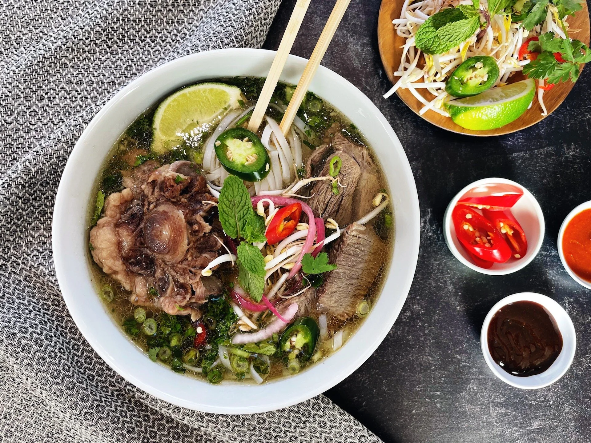 Pho Bo with Oxtail and Tendons — WHISKEY & BOOCH