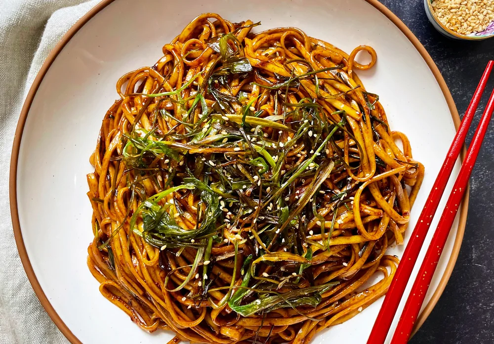 Shanghai Spring Onion Noodles- 