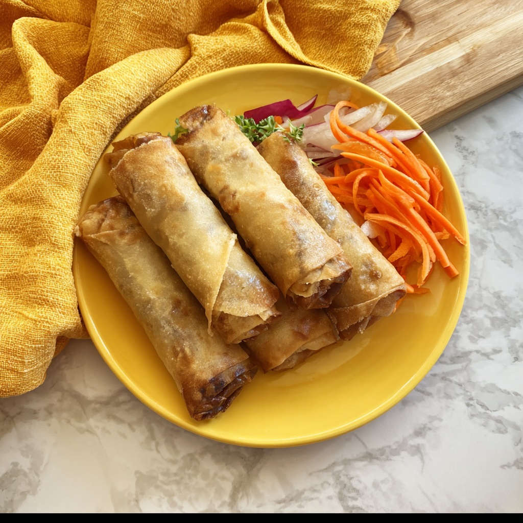 Vietnamese Egg Rolls (Chả Giò) with Our Family’s Garlic-Lime Nước Chấm