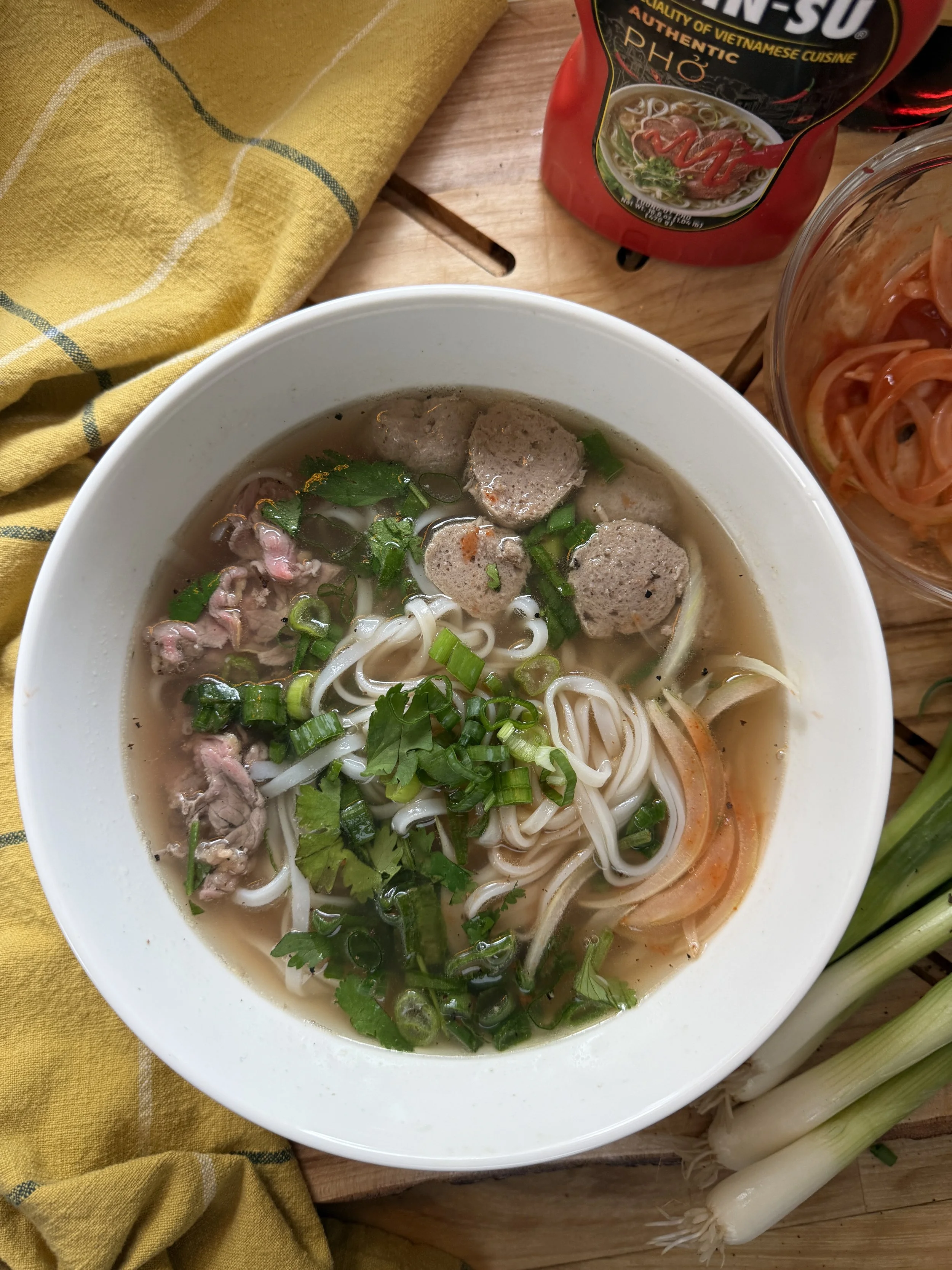 Vietnamese Beef Meatballs for Pho- Phở Bò Viên