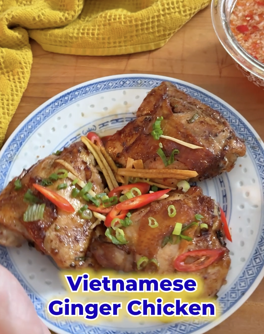 Vietnamese Ginger Chicken (Gà Nướng Gừng)